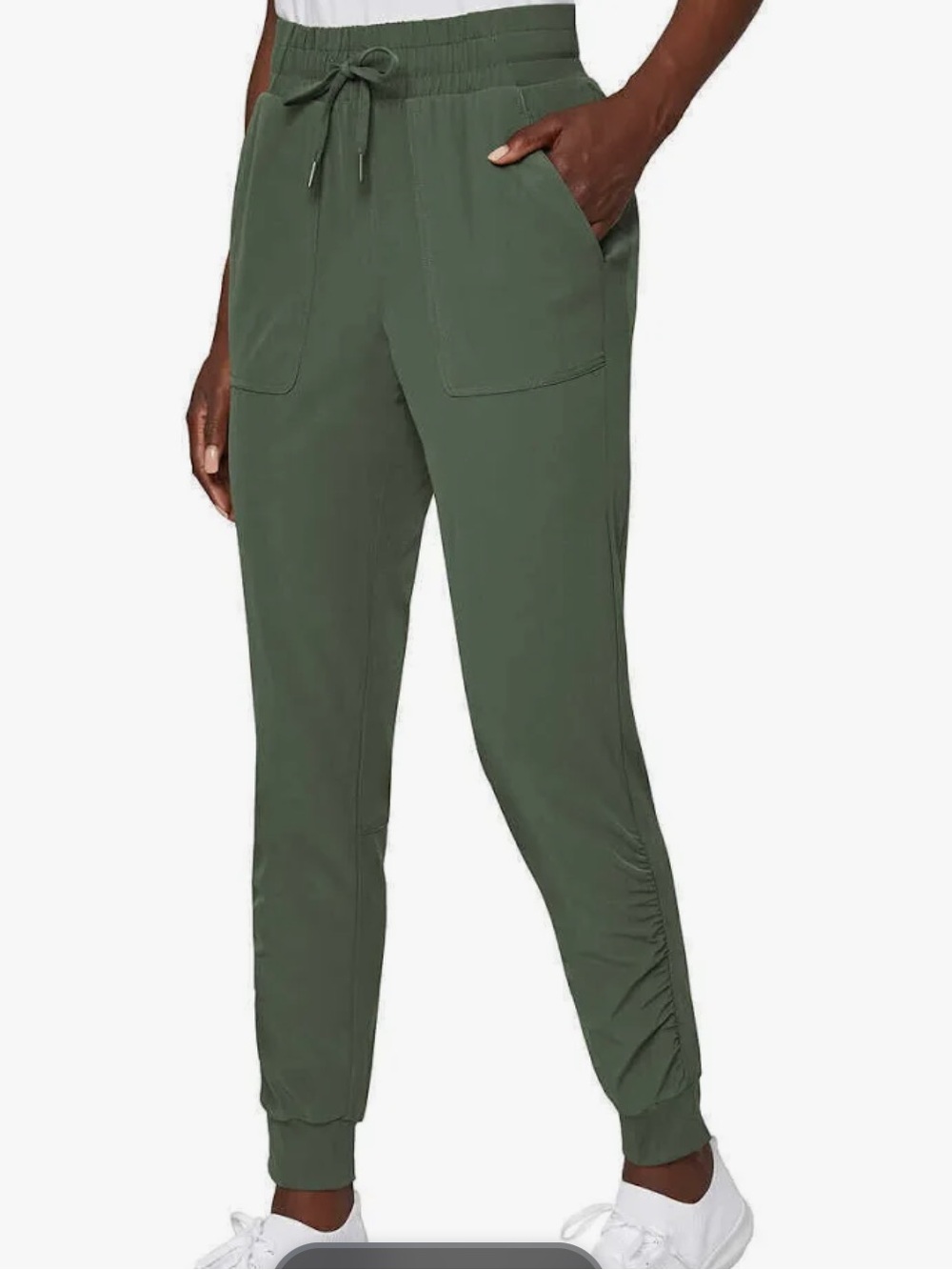 NWOT Mondetta Olive Green High Rise Performance  Luxury Joggers Size Medium